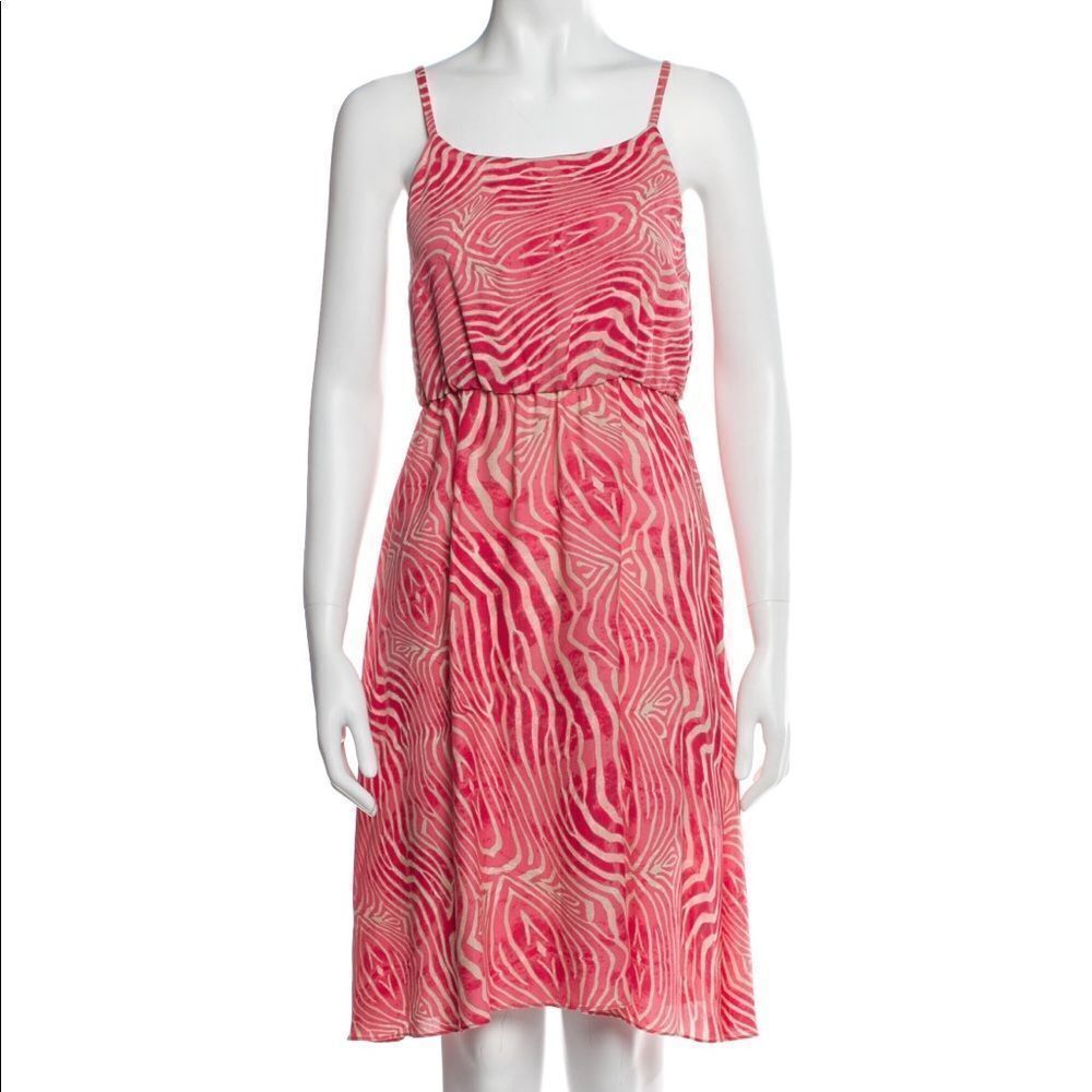 Alice + Olivia Silk Midi Length Dress Size XS